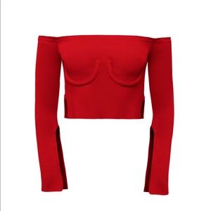Orseund Iris long sleeve off the shoulder